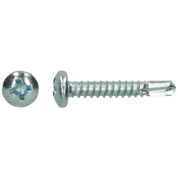PGB Zelfborende schroef verzinkt half bolkop 4,8x45 mm.