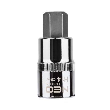 NEO Inbusdop H14, 55mm 1/2 aansluiting, S2 Staal, TUV M+T