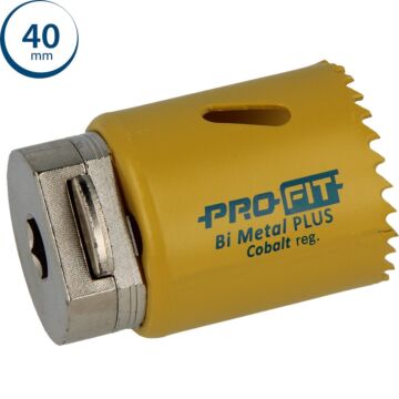 ProFit BiMetal PLUS gatzaag 40 mm met regelmatige vertanding.