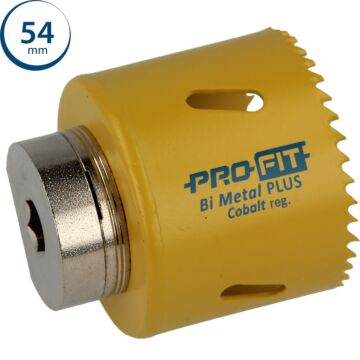 ProFit BiMetal PLUS gatzaag 54 mm met regelmatige vertanding.