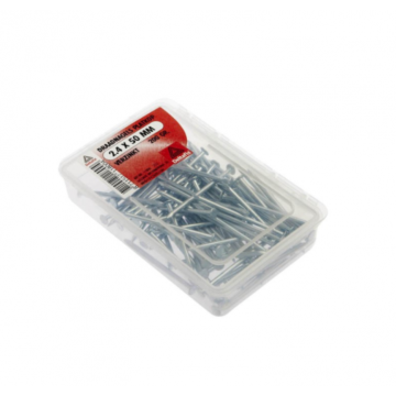 DRAADNAGELS PLATKOP VERZINKT 1.5X20 200 GR