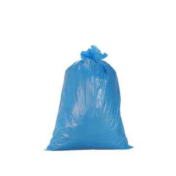 Depa Afvalzak LDPE blauw + EAN 50 micron 90x110cm