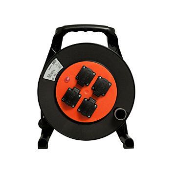 QwattPro BigEZ Kabelhaspel 25m. 3x1,5 mm.