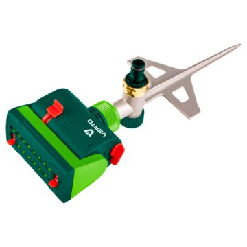 VERTO  Occilerende Zwenksproeier 208m2, Instelbare Hoek, Waterdruk controle, 16 Nozzels