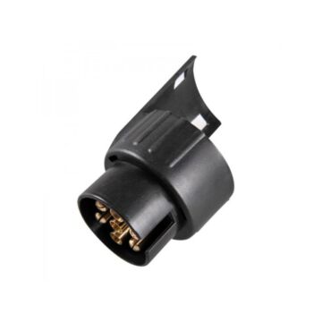 Verloopstekker aanhangwagen, adapter van 7- naar 13-polig