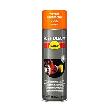 RUST-OLEUM® Deklaag fluorescerend Hard Hat Deklaag Inhoud 0.5l kleur oranje rendement 2.1