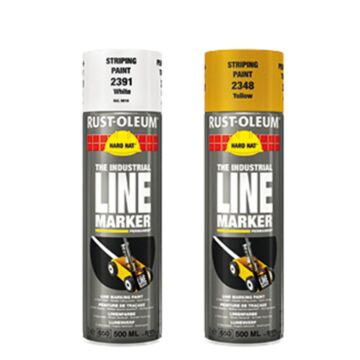 RUST-OLEUM® Lijnmarkering Hard Hat lijnmarkering Inhoud 0.5l kleur geel uitvoering spuitbus