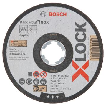 Bosch XLK DSS Blik 10x St Inox 10x125x1x22.23