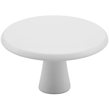 Hermeta KNOP ROND 40MM + BOUT M4 WIT (3753-79E)