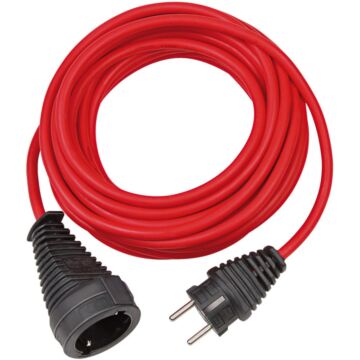 Brennenstuhl Kwaliteits kunststof verlengsnoer 10m rood H05VV-F 3G1,5