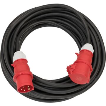 Brennenstuhl CEE verlengsnoer IP44 25m zwart H07RN-F 5G4,0 5-polig