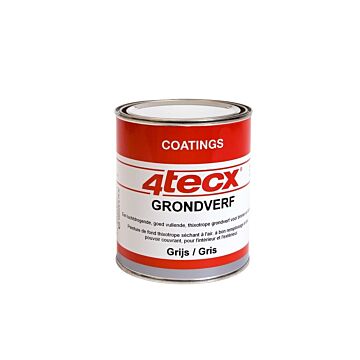4tecx Grondverf grijs 0,75ltr