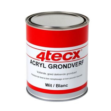 4tecx Acryl grondverf grijs 0,75ltr