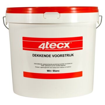 4tecx Voorstrijk wit dekkend 10ltr