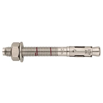 4tecx Doorsteekanker RVS A4 M6 x 60 Ø 6mm ETA-7 200 stuks