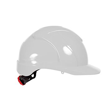 4tecx Helm ABS 6-punts plastic binnenwerk draaiknop wit