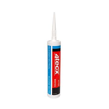 4tecx Siliconenkit neutraal grijs 310ml