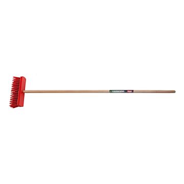 Polet Bezem 30Cm Fsc 100% Rood Gelakt Korte Pvc M/St