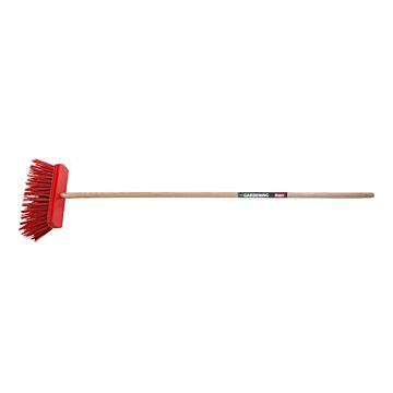 Polet Bezem 30Cm Fsc 100% Rood Gelakt Lange Pvc M/St