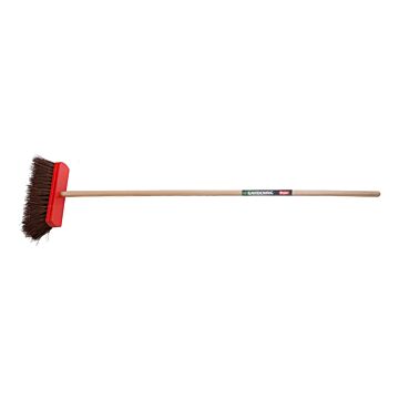Polet Bezem 30Cm Fsc 100% Rood Gelakt Bassine M/St