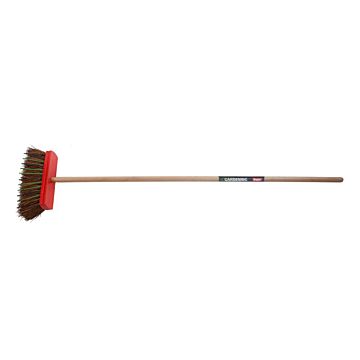 Polet Bezem 30Cm Fsc 100% Rood Gelakt Sherbro + Baleinen M/St