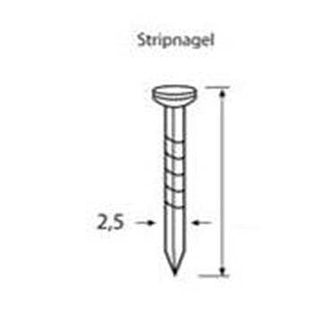 Dutack Fasteners Nagels 2,5x16mm verzinkt