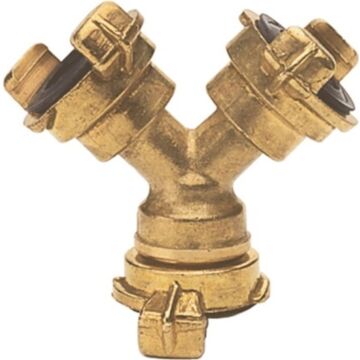 Geka messing 3-wegstuk, GK verdeelstuk, 5314000040.