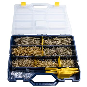 Woodies Ultimate assortimentskoffer geelverzinkt