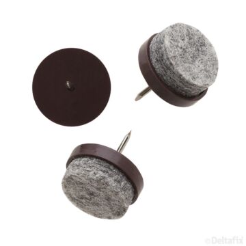 MEUBELVILTGLIJDER, VILTNAGEL, KUNSTSTOF 20 MM