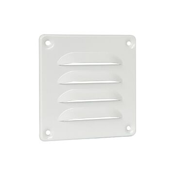 Nedco BV Schoepenrooster 100x100mm aluminium wit