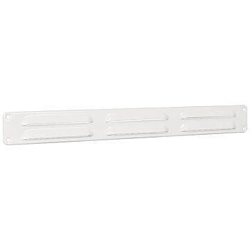 Nedco BV Schoepenrooster 370x40mm aluminium wit
