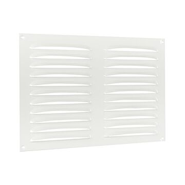 Nedco BV Schoepenrooster 320 x 220mm aluminium wit