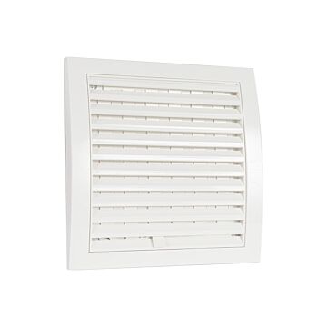 Nedco BV Afsluitbaar ventilatierooster ø 150mm PS, kunststof wit
