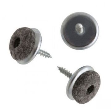 MEUBELVILTGLIJDER, VILTGLIJDER MET SCHROEF, METAAL 24 MM