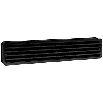 Nedco BV Deurventilatierooster 451,5 x 91,7mm PS, kunststof zwart