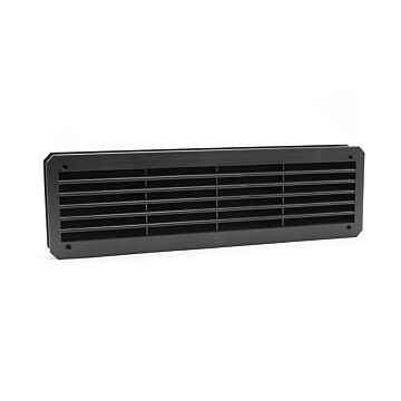 Nedco BV Deurventilatierooster 463,5 x 138mm PS, kunststof zwart