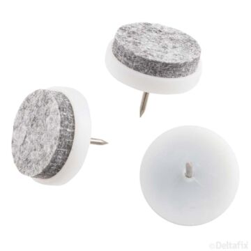 MEUBELVILTGLIJDER, VILTNAGEL, KUNSTSTOF 24 MM