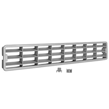 Nedco BV Plintrooster 458x75mm PS, kunststof antraciet