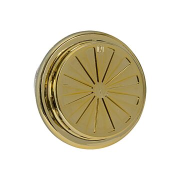 Nedco BV Verstelbaar ventilatierooster ø 100-150mm PP, kunststof messing