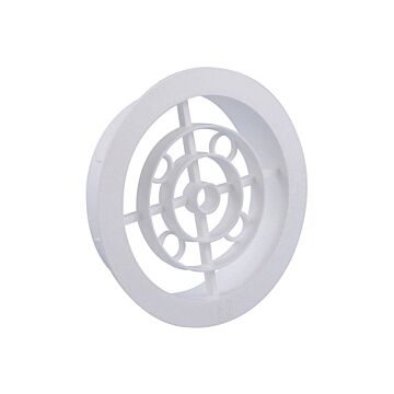 Nedco BV Ventilatierooster ø 100mm PP, kunststof wit
