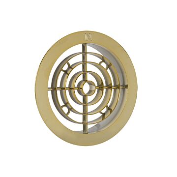 Nedco BV Ventilatierooster ø 120mm PP, kunststof messing