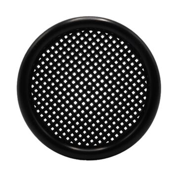 Nedco BV Ventilatierooster ø 56mm met kraag PS, kunststof zwart
