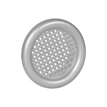 Nedco BV Ventilatierooster ø 56mm met kraag PS, kunststof aluminium