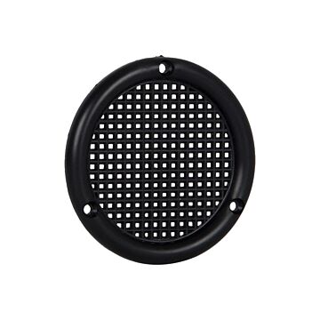 Nedco BV Ventilatierooster ø 73mm vlak PS, kunststof zwart
