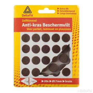 ANTI-KRASVILT 17MM ROND BRUIN