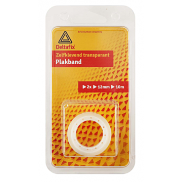TRANSPARANT PLAKBAND (2 ST) 12MM 