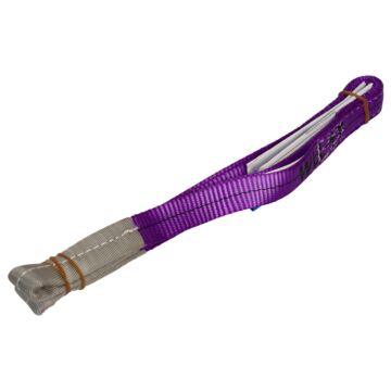 Konvox Hijsband met lussen, violet 1 ton 1m