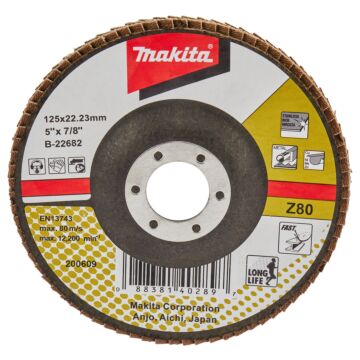 Makita B-22682 Lamellenschijf 125mm Z80