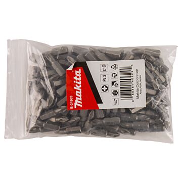 Makita B-24963 Schroefbit PZ2x25mm navul 100 stuks