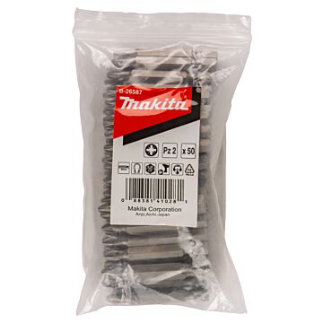 Makita B-26587 Schroefbit PZ2x50mm navul 50 stuks